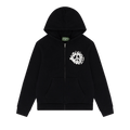Denim Tears University Zip Hoodie 'Black/White'