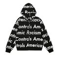 Denim Tears x Arthur Jafa Systemic Racism Controls America Zip Up Hoodie 'Black'