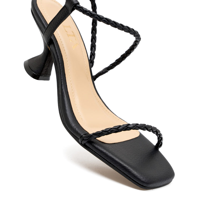 DORA BLACK SANDALS