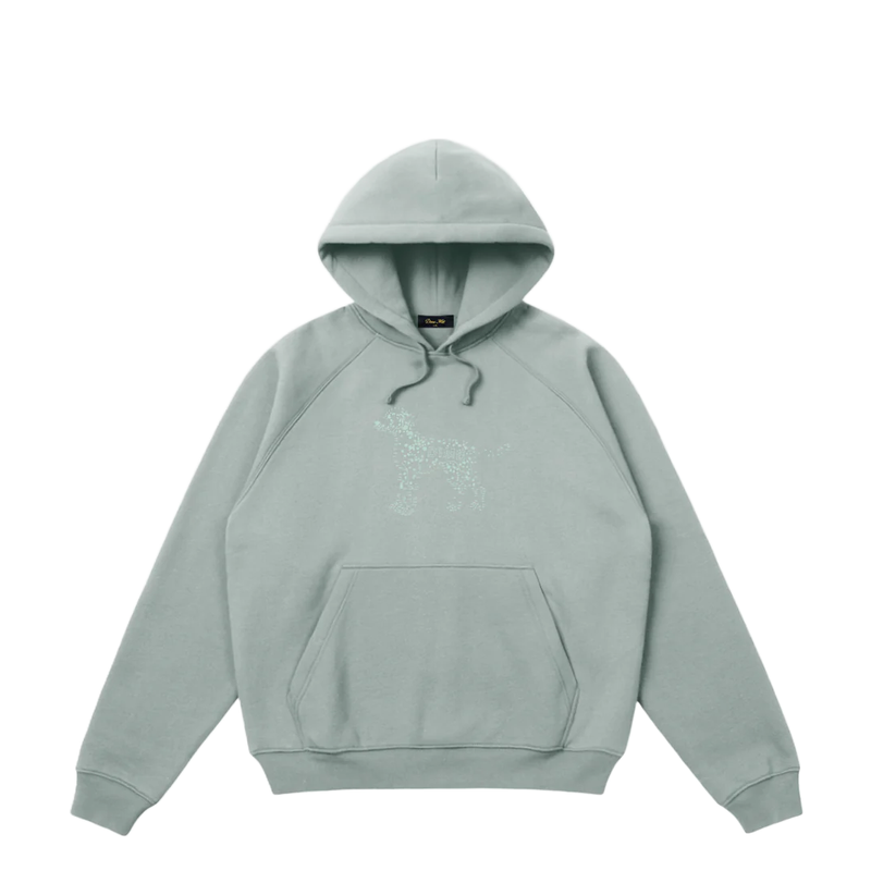 DOTS HOODIE GRANITE GREEN