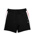 DOUBLE-KNIT MESH SHORTS BLACK