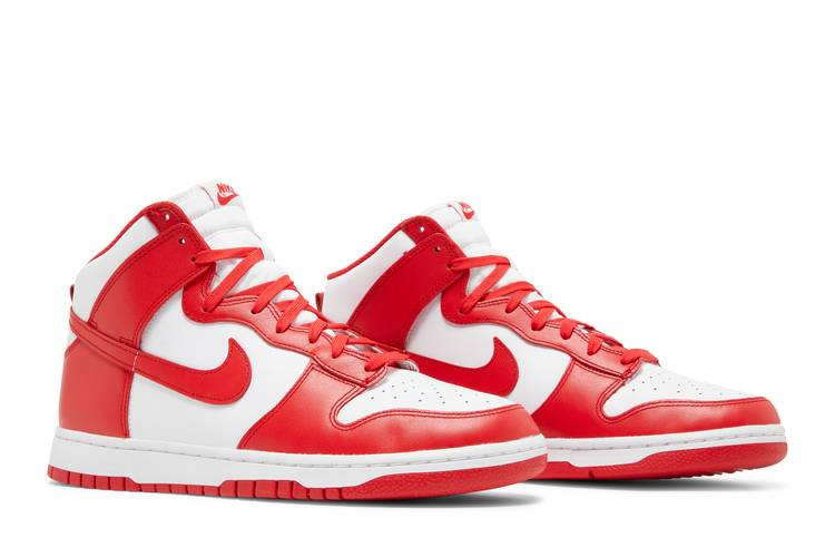 Dunk High Championship White Red