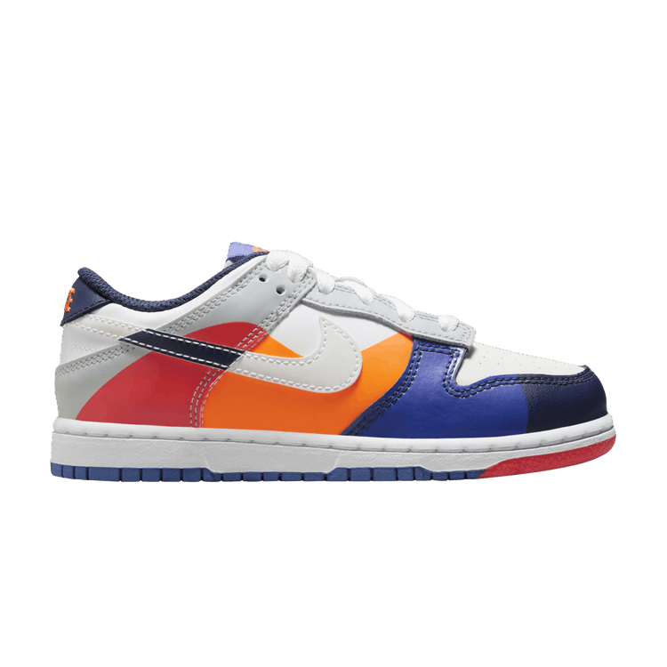 Dunk Low SE White Light Silver Midnight Navy (PS)