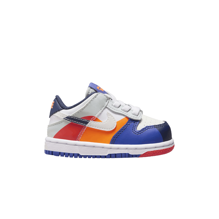 Dunk Low SE White Light Silver Midnight Navy (TD)
