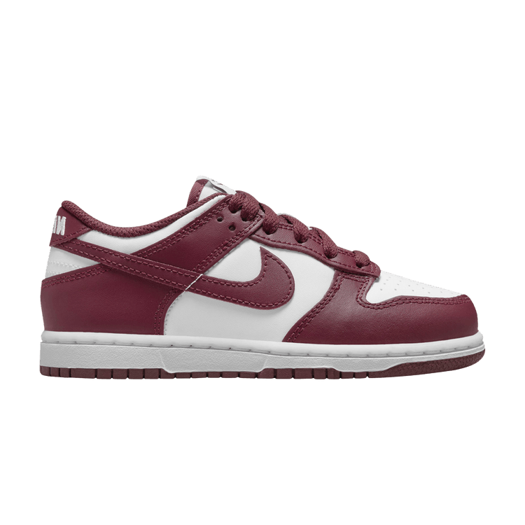 Dunk Low White Gym Red Redwood (PS)