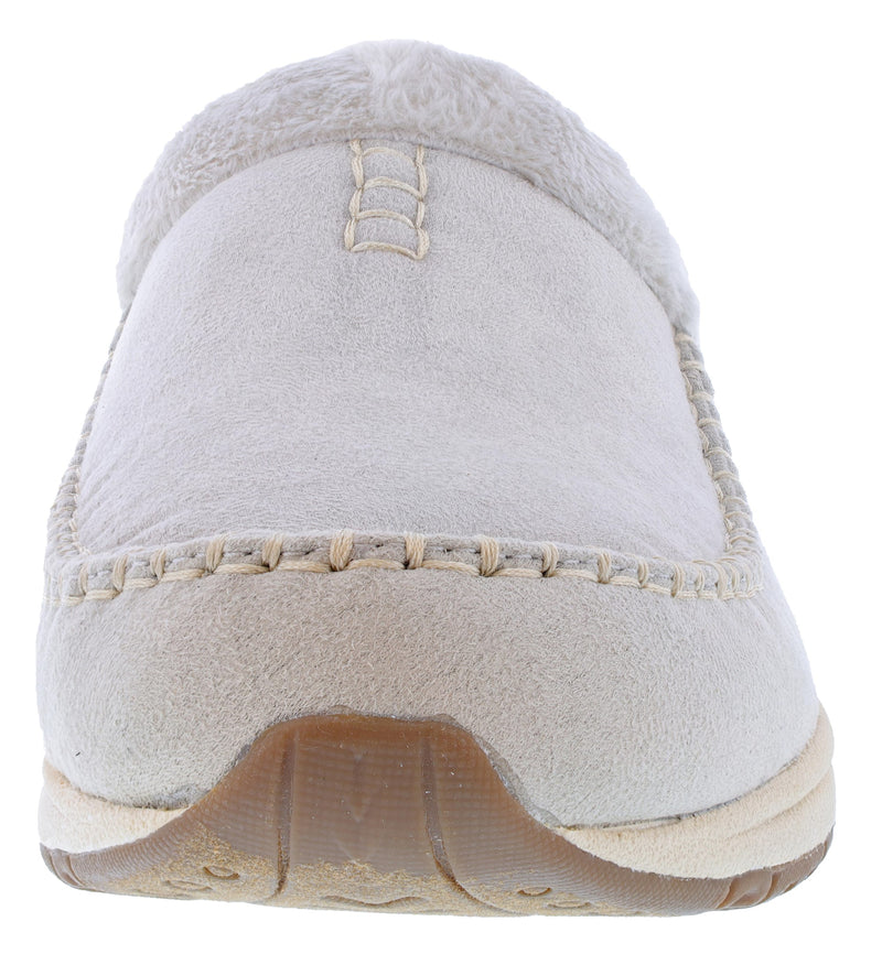 Easy Spirit Women's Travelfurr 2 2E Width Slip On Mule Clogs