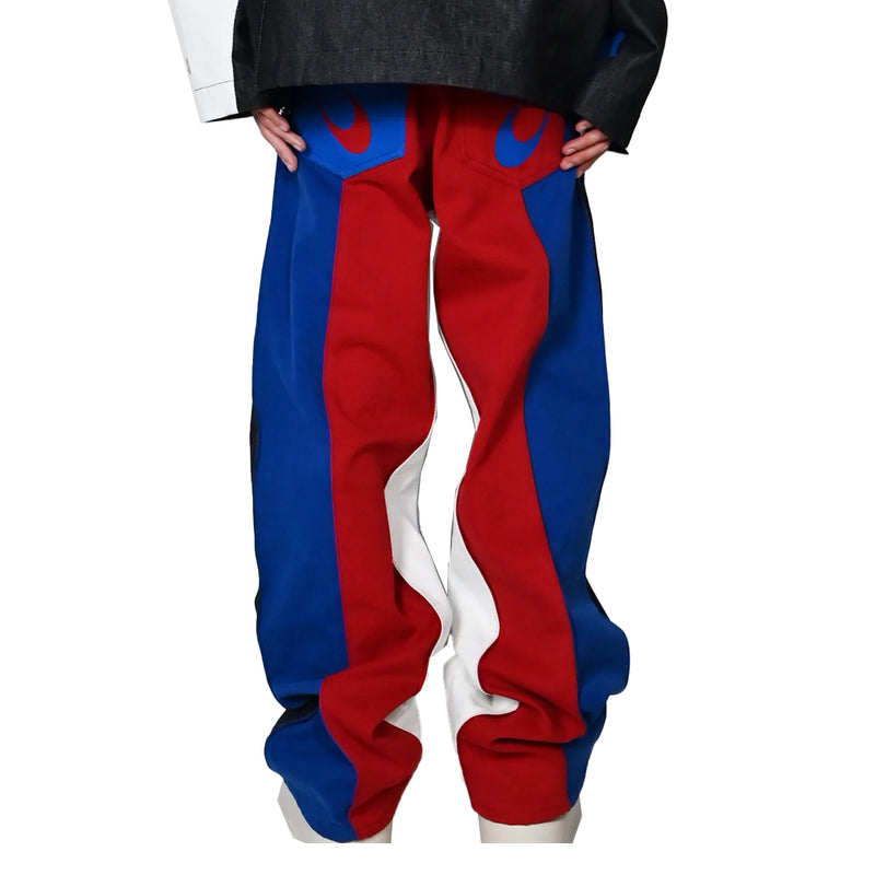 EBISU PANT RED/BLUE