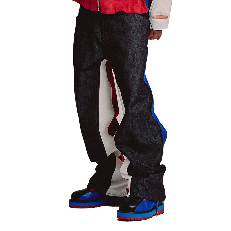EBISU PANT RED/BLUE