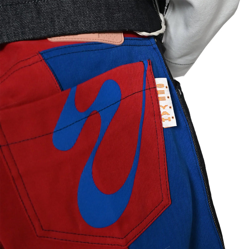 EBISU PANT RED/BLUE