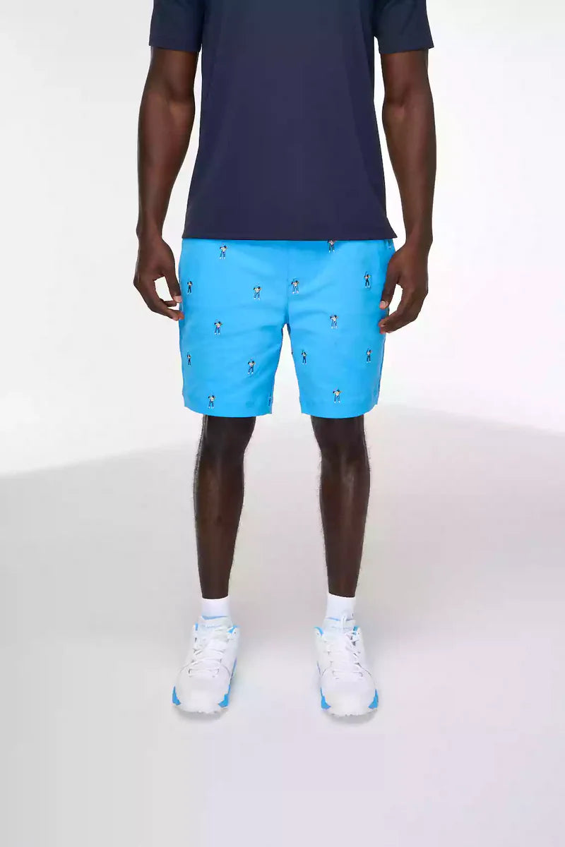Embroidered Woven Short