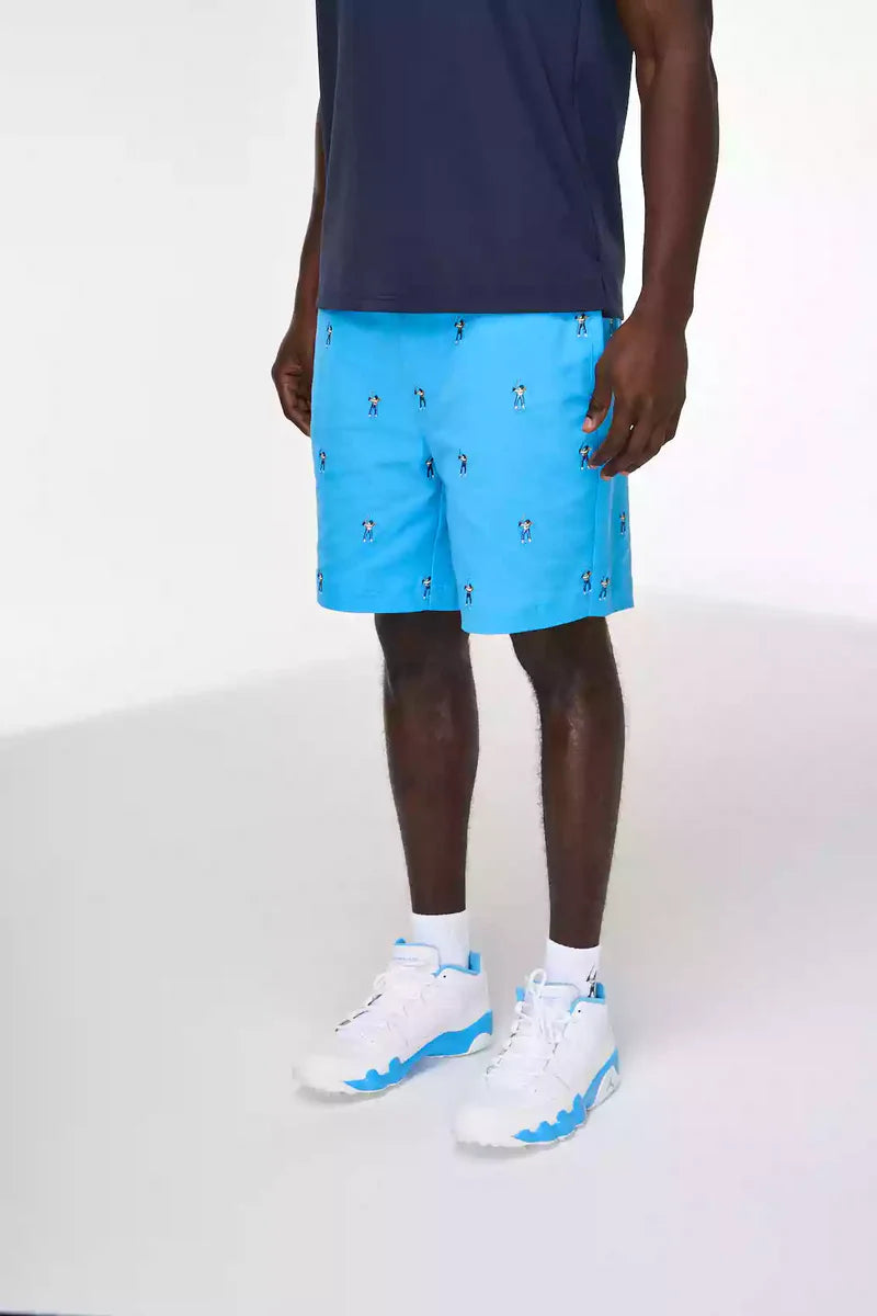 Embroidered Woven Short