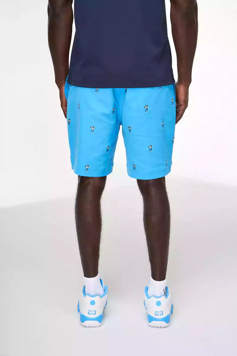 Embroidered Woven Short