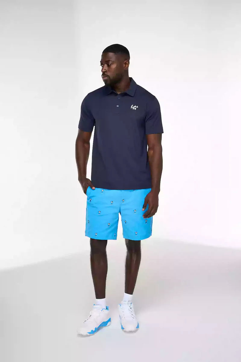 Embroidered Woven Short