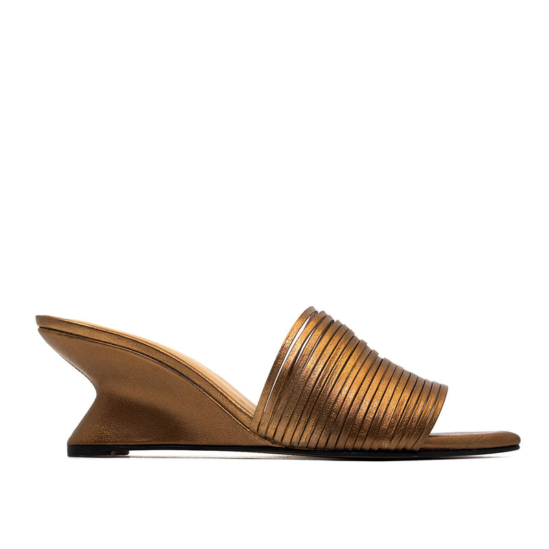 EMILIA BRONZE HEELS