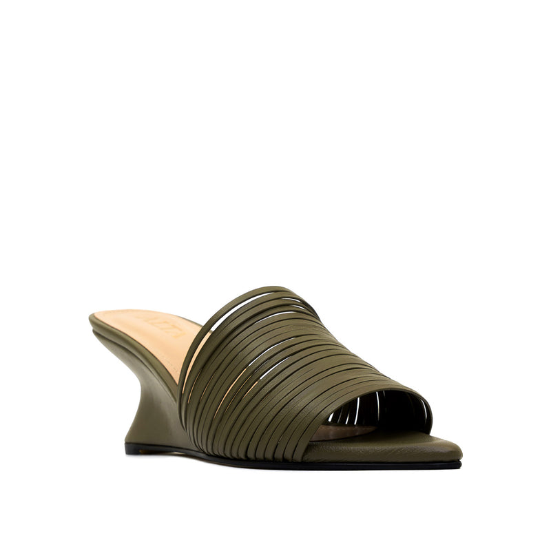 EMILIA OLIVE HEELS