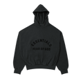 Fear of God Essentials Arch Logo Hoodie Jet Black - Side Kicks