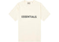 Fear of God Essentials Boxy T-Shirt Applique Logo Butter Cream - Side Kicks