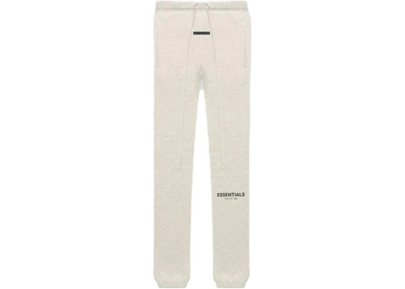Fear of God Essentials Core Collection Sweatpant Light Heather Oatmeal - Side Kicks