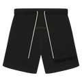 Fear of God Essentials Cream Drawstring Sweatshort Jet Black - Side Kicks