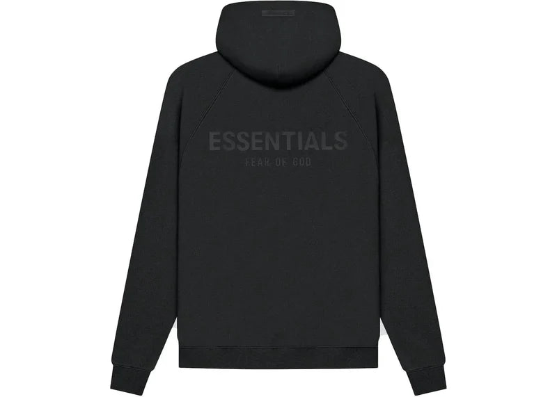 Fear of God Essentials Pull-Over Hoodie (SS21) Black/Stretch Limo - Side Kicks