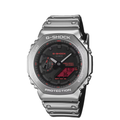 FINE METALLIC SILVER & RED WATCH GM-2100YRA-8A