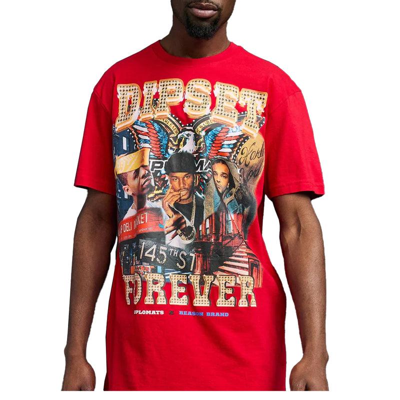 FOREVER SHORT SLEEVE TEE RED
