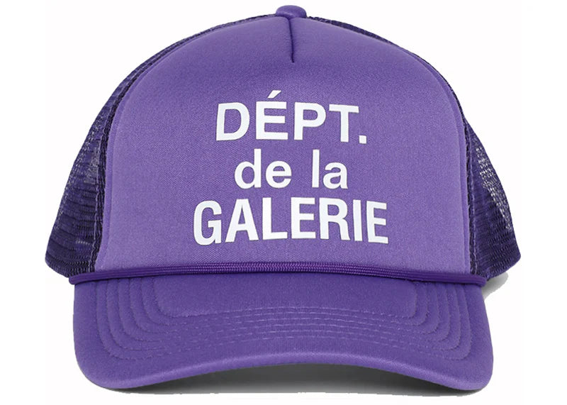 Gallery Dept. French Logo Trucker Hat Flo Purple
