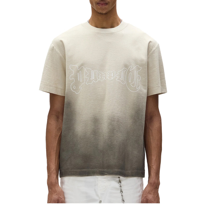 GOTHIC OUTLINE TEXTURED SHORT SLEEVE TEE PELICAN