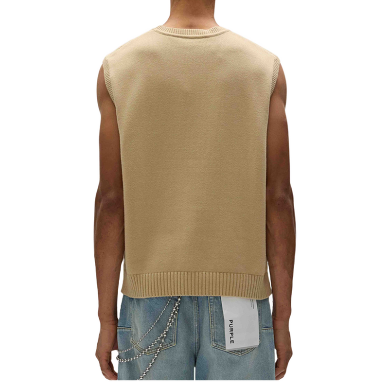 GUARDIAN SWEATER VEST SAND BEIGE