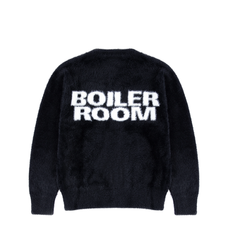 HAIRY CARDIGAN BLACK