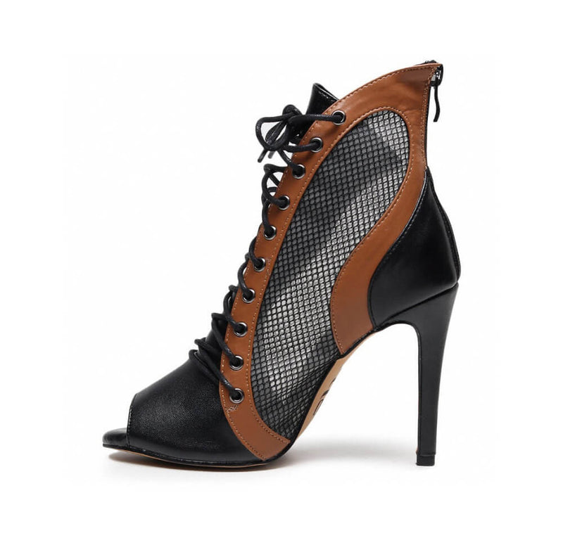 Have Mercy - Black and Tan Vegan Leather - Street Sole