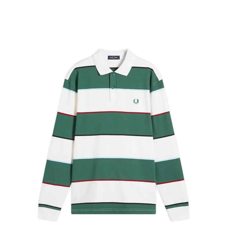 HEAVYWEIGHT JERSEY STRIPED POLO