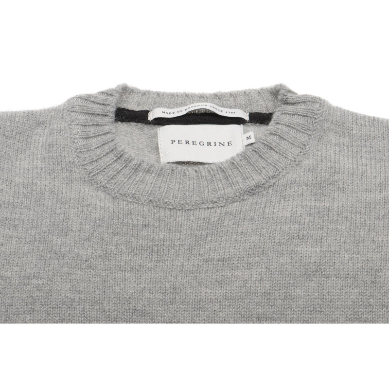 Product image for Herring Annan Crew Jumper by Peregrine in light grey