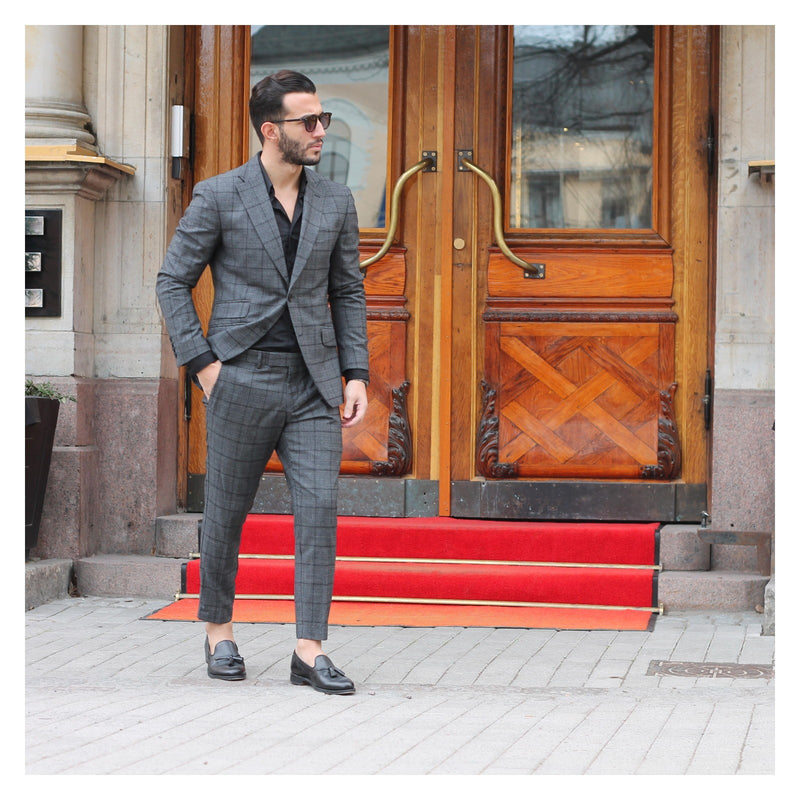 Product image for Herring Ascot II in black calf