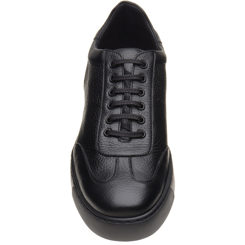 Product image for Herring Brendon mens rubber-soled trainers in black grain