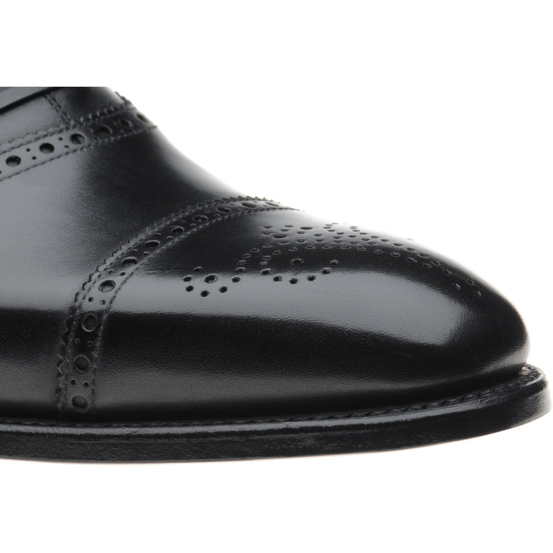 Product image for Herring Dunkeld in black calf