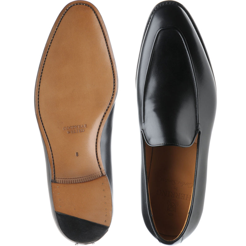 Product image for Herring Fleming in black calf
