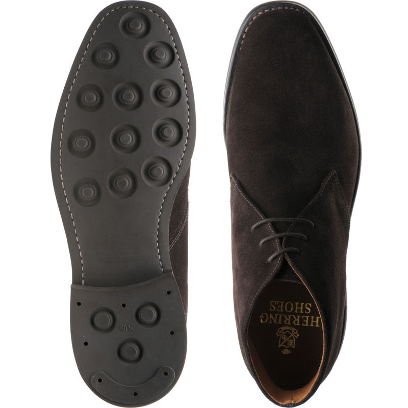 Product image for Herring Grays Rubber in brown suede
