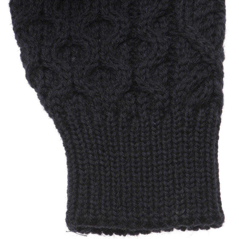 Product image for Herring Hudson Aran Jumper by Peregrine in navy