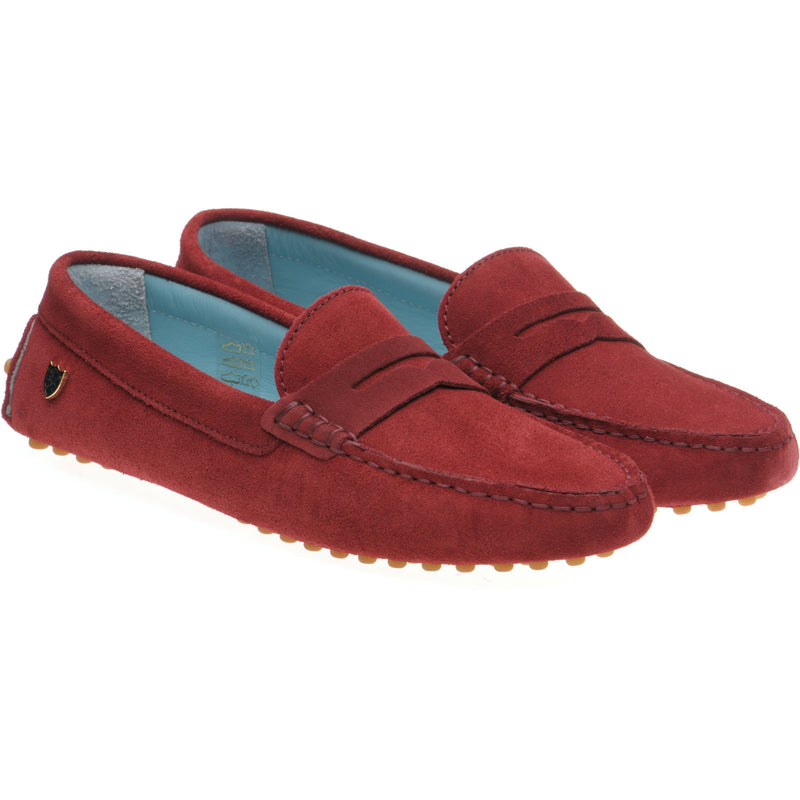 Product image for Herring Louisa in burgundy suede