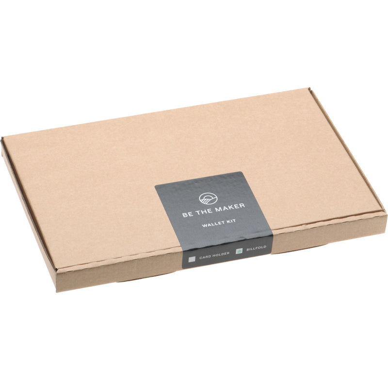 Product image for Herring Make Your Own Billfold Wallet Kit in black calf