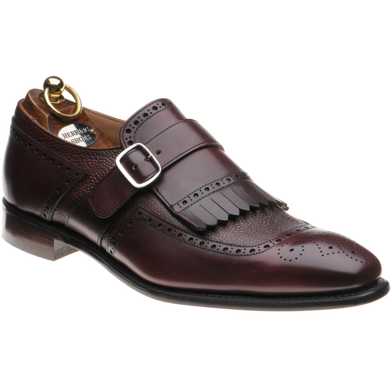 Product image for Herring Montpellier in burgundy calf and grain