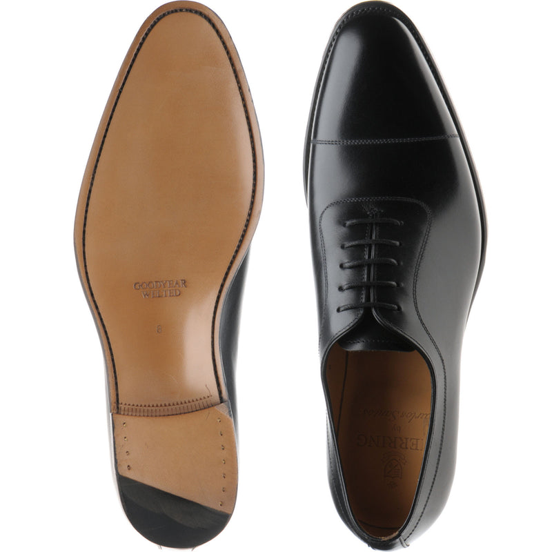 Product image for Herring Rodington in black calf