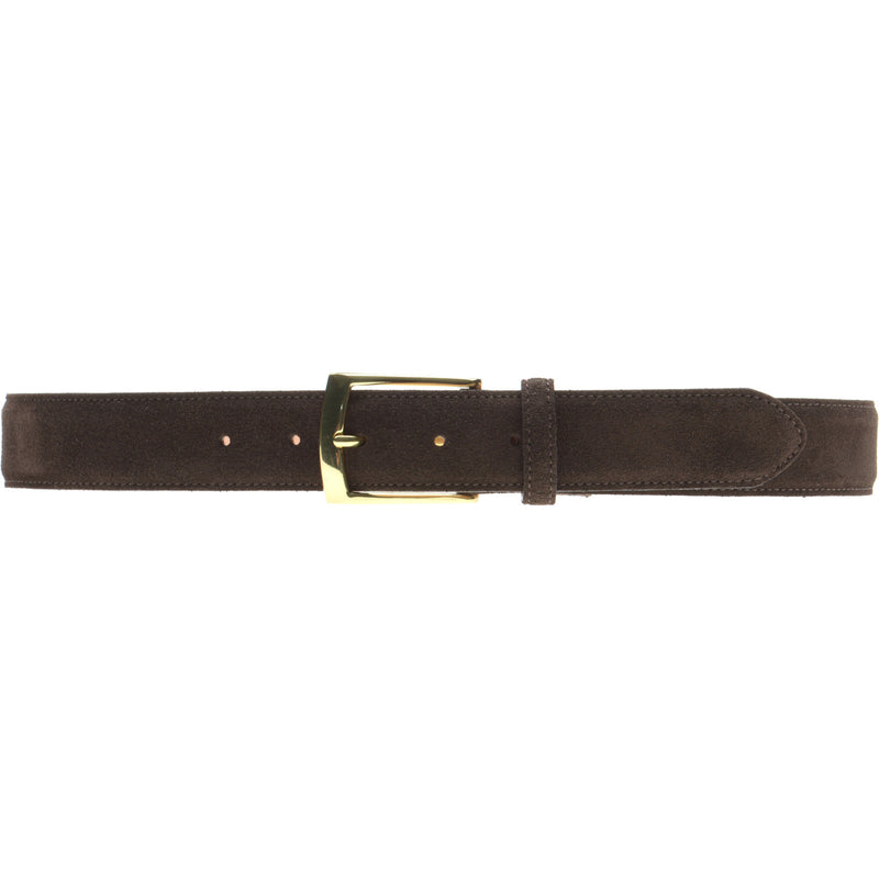 Product image for Herring Westminster Belt in dark brown suede