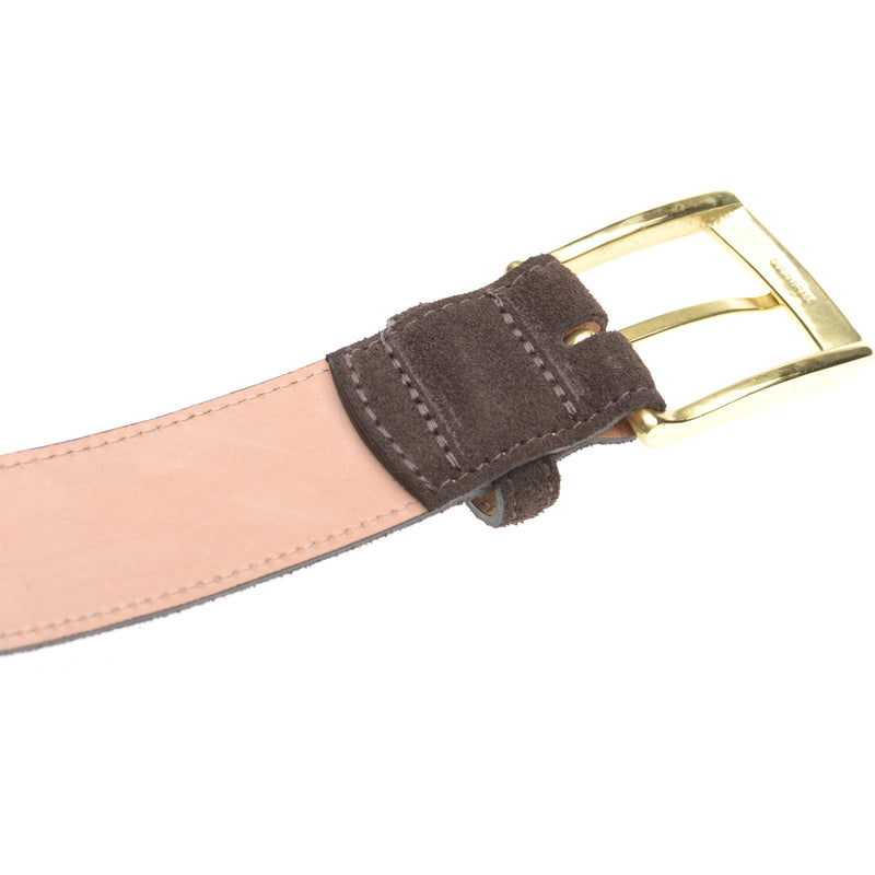Product image for Herring Westminster Belt in dark brown suede