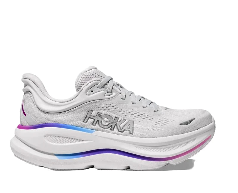HOKA ONE ONE BONDI 9 - COSMIC GREY & WHITE