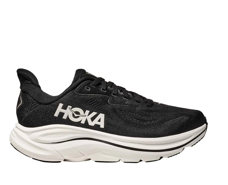 HOKA ONE ONE CLIFTON 10 - BLACK & WHITE