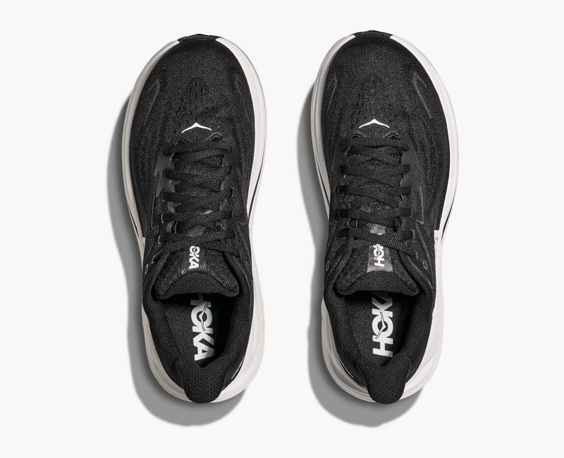 HOKA ONE ONE CLIFTON 10 - BLACK & WHITE