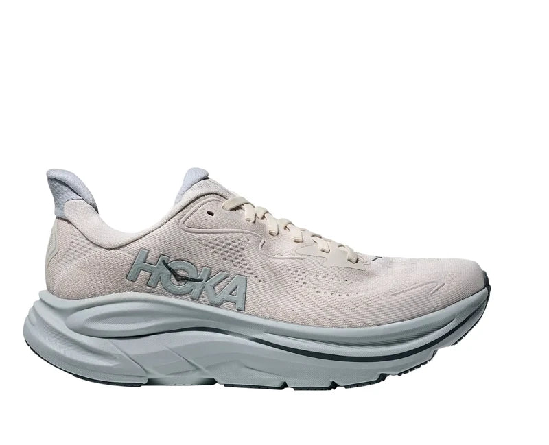 HOKA ONE ONE CLIFTON 10 - IVORY & BLUE