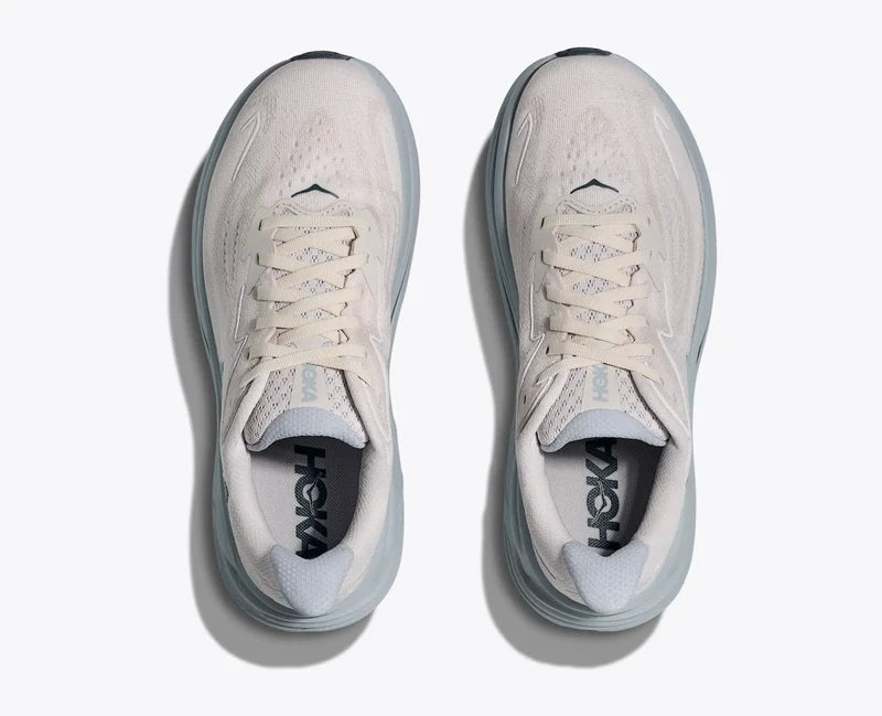 HOKA ONE ONE CLIFTON 10 - IVORY & BLUE